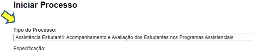1 SOLICITAÇÃO DE DESLIGAMENTO DOS PROGRAMAS DE ASSISTÊNCIA ESTUDANTIL VIA SEI 