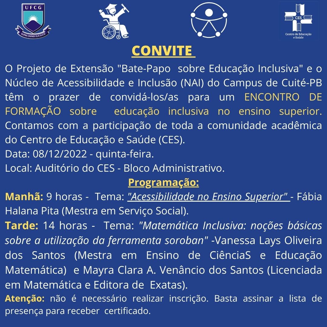 Convite Bate papo